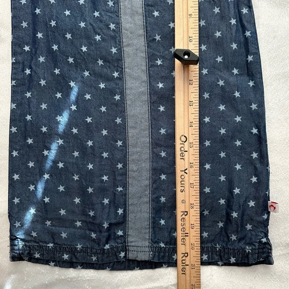 Appaman Girls Super Soft Sydney Shift Tank Dress Stars Blue Depths Toddler 4T